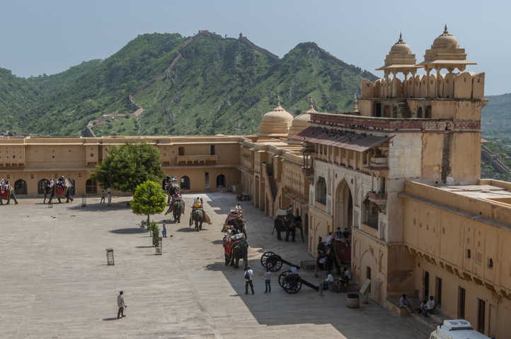 10 - India - Amber - fuerte de Amber - Jaleb Chowk o patio principal